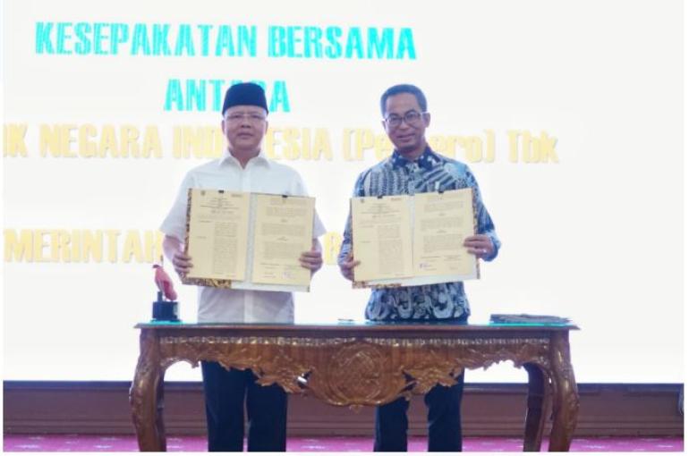 Transparansi Tata Kelola Pemerintah Berbasis Digital, Pemprov Bengkulu dan BNI Teken MoU