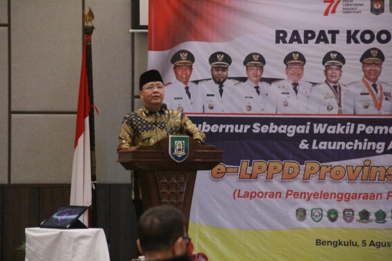 Sambutan Gubernur Bengkulu