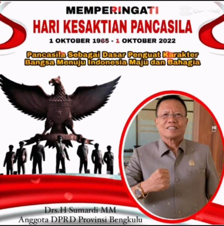 Hari Kesaktian Pancasila, Ini Kata Sumardi