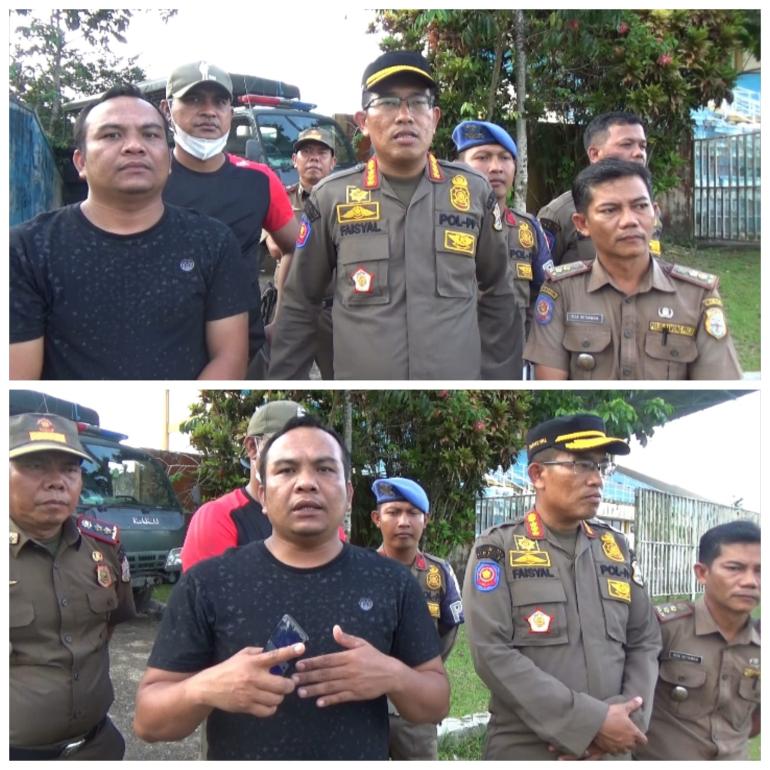 Satpol PP Beri Himbauan Warga