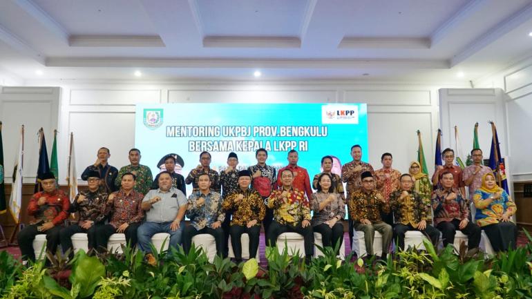 Buka Mentoring UKPBJ Bersama Kepala LKPP RI Gubernur Rohidin Tegaskan Ini
