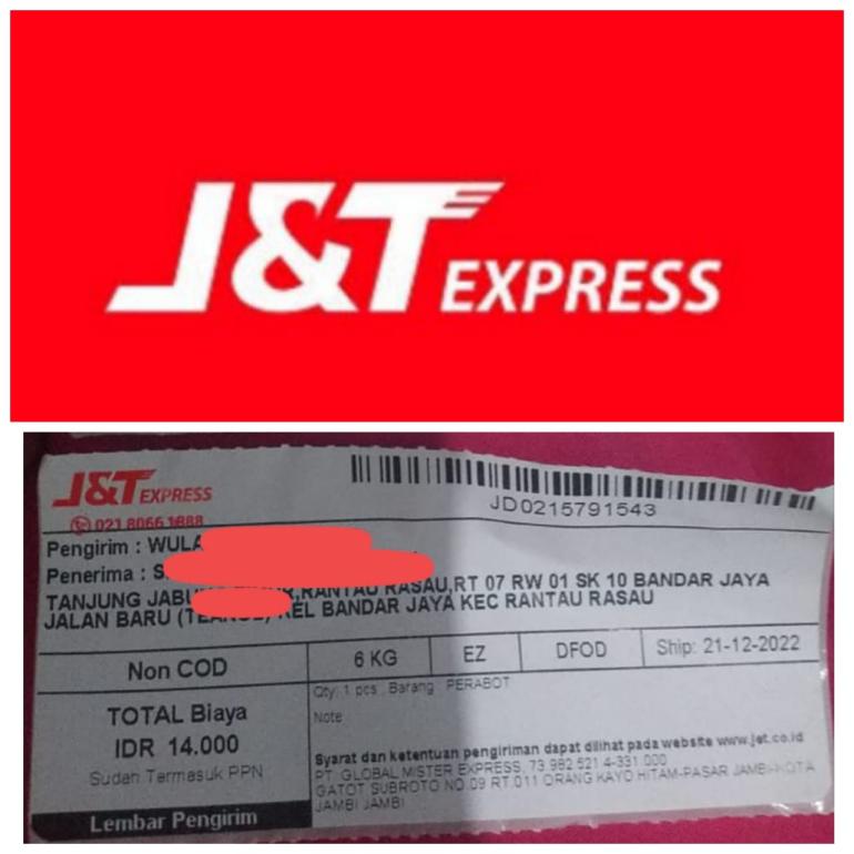 J&T Express Kecamatan Rantau Rasau Kurang Profesional Terhadap Konsumen