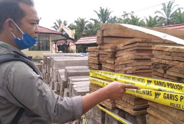 Kapolres MM Tegaskan Akan Buru Aktor Utama Illegal Loging