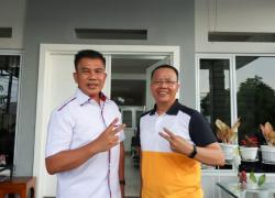 Mantan Kapolda Irjen Supratman bersama Rohidin Mersyah