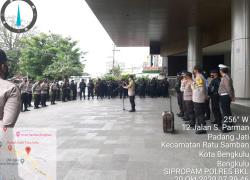 Polda Bengkulu Amankan Rapat Pleno KPU