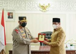 Wagub Rosjonsyah Sambut Kunjungan Kapolda Bengkulu
