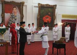 Kukuhkan Paskibraka Provinsi Bengkulu Tahun 2021 Ini Pesan Gubernur Rohidin