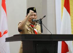 Terpilih Aklamasi Sekda Hamka Sabri Siap Majukan Pramuka