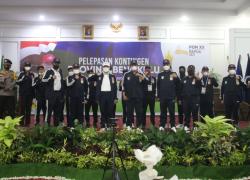 Gubernur Rohidin Lepas Kontingen Bengkulu ke PON XX Papua