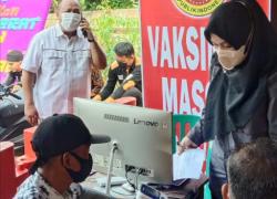 Ratusan Peserta Ikuti Vaksinasi Massal Binda Sumsel 