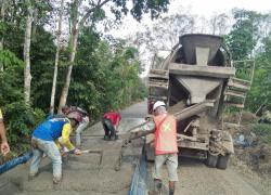 Pembangunan Jalan Simpang 4 Betung Menuju Purun Timur