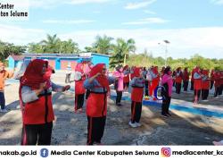 GOW Kabupaten Seluma Laksanakan Senam Perdana Di Awal Tahun 2022