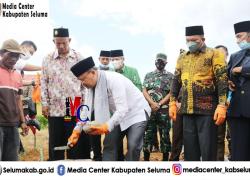 Peletakan Batu Pertama Pembangunan Gedung Dakwah Muhammadiyah Seluma 