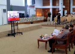 Presiden RI JokowiDodo tinjau Vaksinasi serentak se-Indonesia