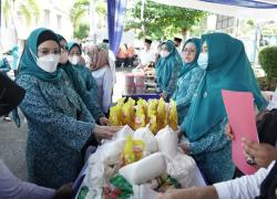 Terus Aktif Bantu Program Pemerintah, TP PKK Bengkulu Gelar Vaksinasi