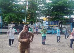 Apel Dan Senam Rutin Jum'at Pagi Penuh Berkah Dinkes Kota Bengkulu