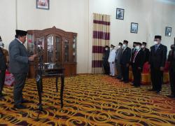 Pemda BU Lantik Pejabat Fungsional dan Pejabat Struktural