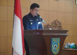 Rapat Paripurna, Wabup BU Sampaikan Jawaban Atas Pandangan Umum Fraksi-Fraksi