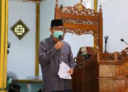 Bupati dan Wabup PALI Sholat Idul Fitri 1443 H di Masjid Al-Kautsar Abdul Jail