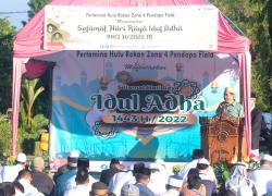 Acara Perayaan Idul Adha 1443 H, Pertamina EP Pendopo Field gelar Sholat Ied dan Bagikan Paket Daging Kurban
