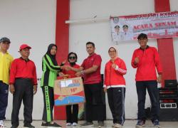 Lembaga Swadaya Masyarakat Serawai Gelar Senam Sehat Bertabur Doorprize