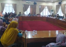 Tampak Pedagang hearing dengan Anggota DPRD