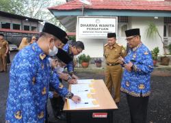 Eselon 3 dan 4 Pemprov Bengkulu Tandatangani Perjanjian Kinerja