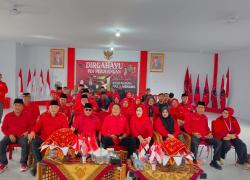 HUT Ke 51, ke DPD PDI Perjuangan Provinsi Bengkulu Syukuran dan Mendengarkan Pidato Ketum